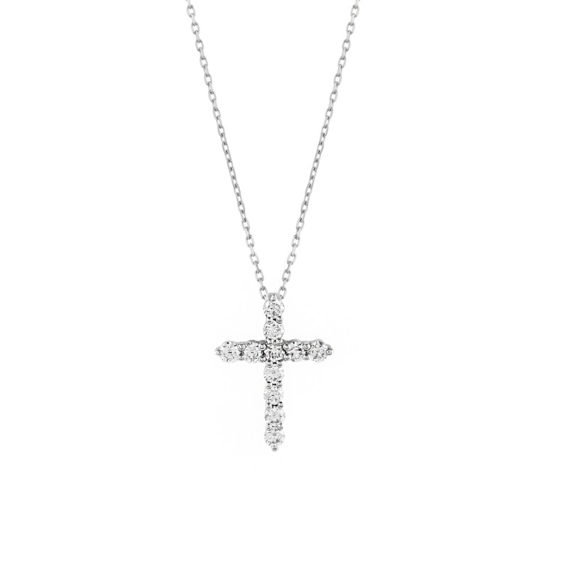 All diamond deals cross necklace